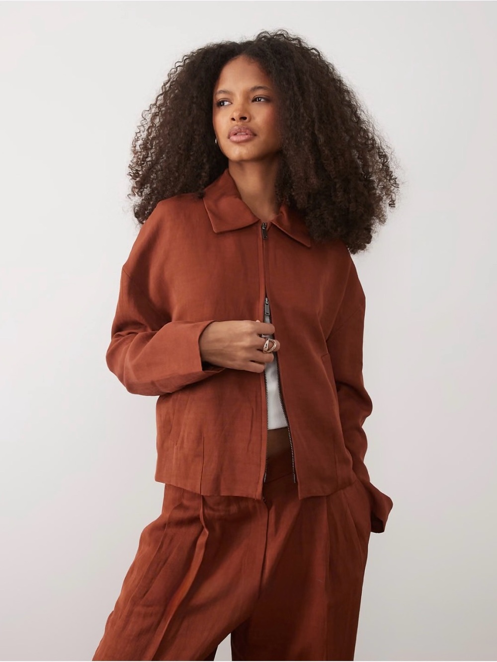 Mango Vbbargen Linen Mix Jacket M